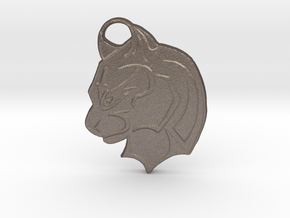 Panther in Polished Bronzed Silver Steel: Medium