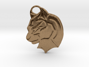 Panther in Natural Brass: Medium