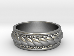 Fellah Ring in Natural Silver