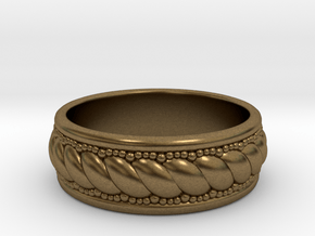 Fellah Ring in Natural Bronze