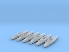 Kayak 01. TT Scale (1:120) in Tan Fine Detail Plastic
