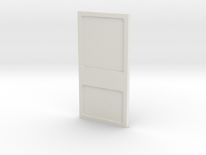 Wall, Basic, 2 Panel (Space: 1999), 1/30 in White Natural Versatile Plastic