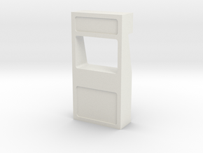 Wall, Exterior, Window - Notch (Space: 1999), 1/30 in White Natural Versatile Plastic