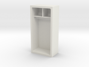 Wall, Storage Unit (Space:1999) 1/30 in White Natural Versatile Plastic