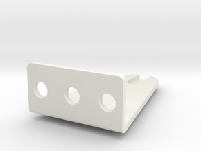 Hold Down Bracket 384-A in White Natural Versatile Plastic