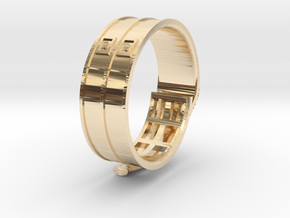 Hammershøi's window ring in 14K Yellow Gold: 5.25 / 49.625