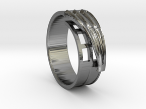 Hammershøi's window ring in Fine Detail Polished Silver: 5.25 / 49.625