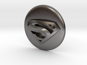 SMALL SUPERMAN ORNAMENT in Polished Nickel Steel