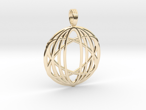 RIPPLES OF LIFE in 14k Gold Plated Brass