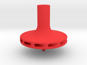 Straw Turbo Spinning Top in Red Processed Versatile Plastic