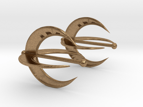Earring PP Pair in Natural Brass
