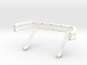 Bigfoot 1 Roll Bar in White Processed Versatile Plastic