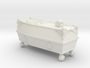 Imperial COFFIN 28mm RPG prop  in White Natural Versatile Plastic