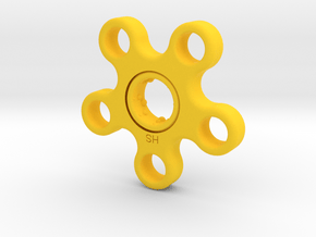 Ball Spinner  in Yellow Processed Versatile Plastic