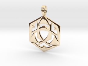 SYNCHRO-FREQUENCY in 14K Yellow Gold