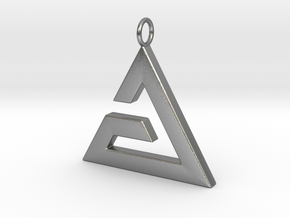 Aard Pendant in Natural Silver