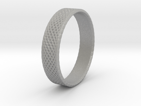 0099 Lissajous Figure Ring (Size9, 19.0mm) #001 in Aluminum