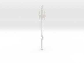 "BotW" Guardian Spear++ in White Natural Versatile Plastic: 1:12