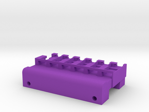 Neoden 6-Gang, 12mm feeder block in Purple Processed Versatile Plastic