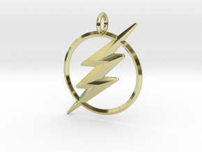 The Flash Keychain in 18k Gold Plated Brass