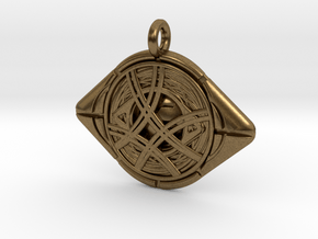 Eye Of Agamotto Keychain in Natural Bronze