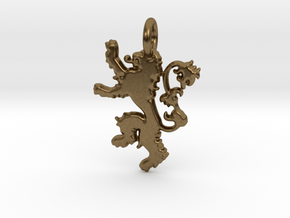 Lannister Sigil Keychain in Natural Bronze