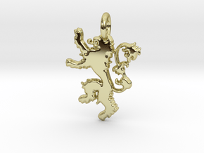 Lannister Sigil Keychain in 18k Gold Plated Brass