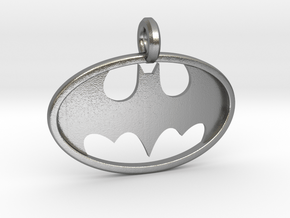 Classic Batman Keychain in Natural Silver