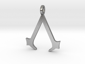 Assassin's Creed Keychain in Natural Silver