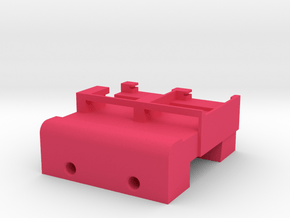 Neoden 2-Gang, 24mm feeder block in Pink Processed Versatile Plastic