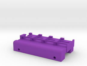 Neoden 4-Gang, 24mm feeder block in Purple Processed Versatile Plastic