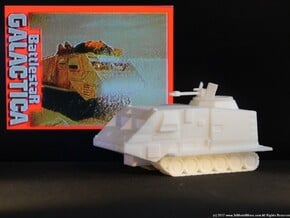 Landram, Move-able Turret (Battlestar Galactica) in White Natural Versatile Plastic: 1:72
