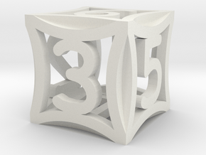 Thrive D6 - 16mm die in White Natural Versatile Plastic