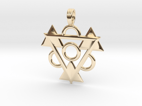 DMT ONE in 14k Gold Plated Brass