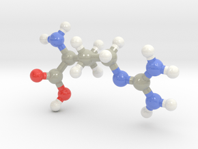 Arginine (R) in Glossy Full Color Sandstone