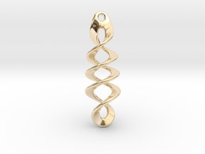 New Twisted Earring in 14K Yellow Gold