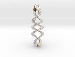 New Twisted Earring in Platinum