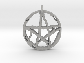 Rugged Pentacle 1 by Gabrielle in Aluminum