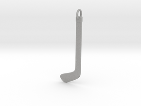 DRAW pendant - hockey stick in Aluminum