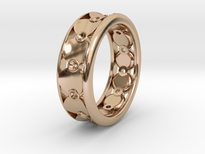 Mambo Circle Ring Circleception in 14k Rose Gold Plated Brass