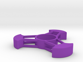 Hollow Tri Spinner in Purple Processed Versatile Plastic