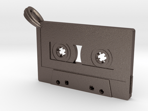 Cassette in Polished Bronzed Silver Steel