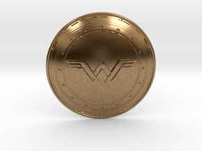 Wonder Woman's Shield in Natural Brass