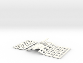 4100 Mk1 St Lo MCR in White Processed Versatile Plastic