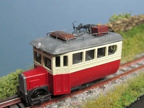 TTn3 Irish Railcar   in Smooth Fine Detail Plastic