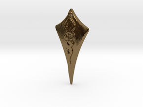 Flow Pendant 2 in Polished Bronze