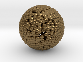 DRAW geo - sphere small balls in Natural Bronze