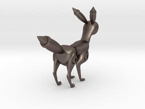 Umbreon by Krottyuser in Polished Bronzed Silver Steel: 1:12