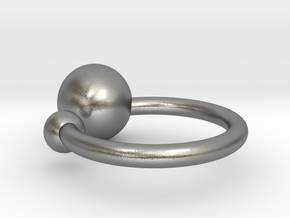 Bubble Ring in Natural Silver: Small