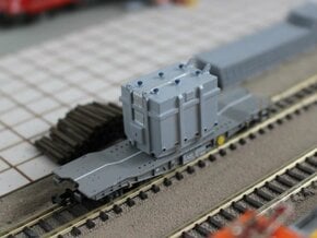 N Scale Transformer Load in Tan Fine Detail Plastic